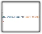 Add WordPress Post Thumbnail Support To Theme